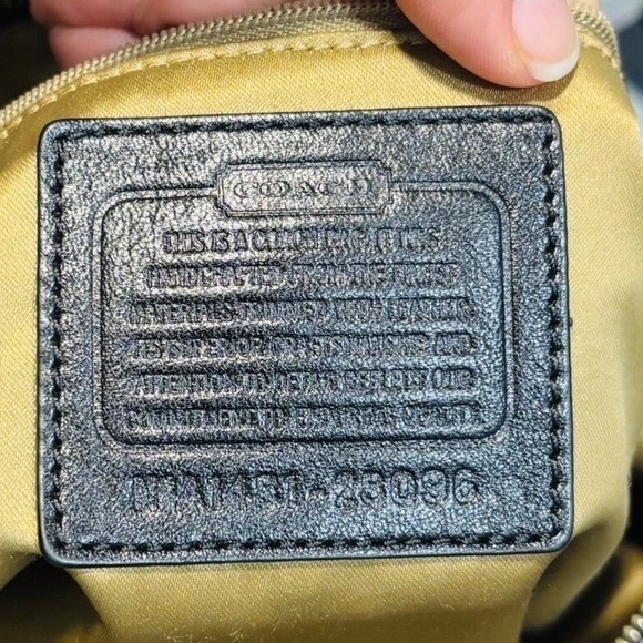 Y2K Coach Madison Kelsey Signature Satchel Jacquard black 23096 satin lining - Picture 6 of 10